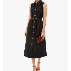 TUCKERNUCK Black Sleeveless Chamberlin Dress Size S NWT Retail $268 Tuckernuck